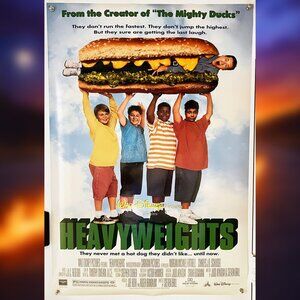 HEAVYWEIGHTS (1995) - ORIGINAL DOUBLE SIDED MOVIE POSTER